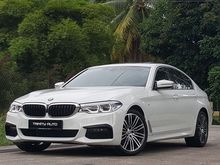 2020 BMW 530i M Sport (A) G30 Petrol Turbo, Latest Current Model CKD, High Spec, Local By BMW MALAYSIA, Super Low Mileage 3K KM, Like New.