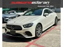 2020 Mercedes-Benz E300 2.0 AMG#BURMESTER#PANROOF#Full Black Leather Seat Power+Memory Seat#Surround View Cameras#BSM#HUD#NFL Steering Wheel#Wide Scre
