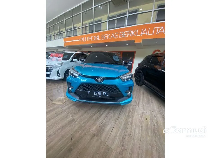 Jual Mobil Toyota Raize 2022 GR Sport 1.0 di Jawa Barat Automatic Wagon Biru Rp 215.000.000