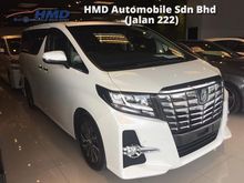 2015 Toyota Alphard 2.5 SA - Unreg - 0% GST - Toyota JBL Premium Sound System - 17 Speaker - 360 Camera - Dual Power Door - 7 Seater - No Hidden Info