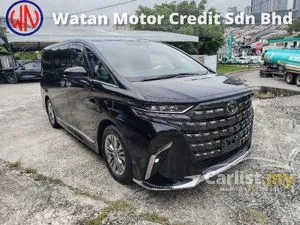 2025 Toyota Alphard 2.5 Z Moon Roof NEW CAR Grade 6A Spare Tyre Roof Monitor ( Promotion Free Tinted & Coating )