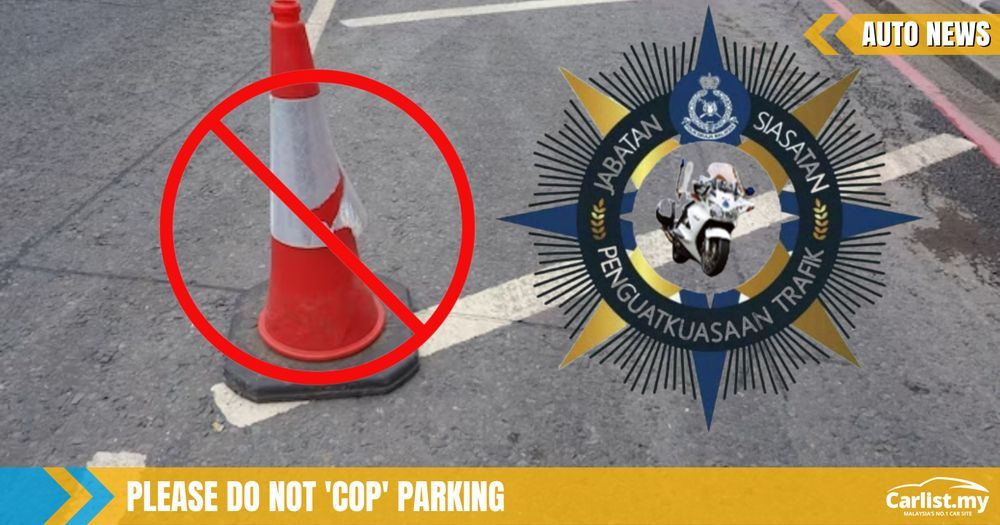PDRM reminds us to no 'cop' parking