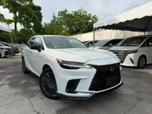 2024 Lexus RX 500h 2.4 F Sport SUV BLACK INTERIOR/MARK LEVINSON SOUND/SUNROOF/HUD/360 CAMERA/DIM/BSM/REAR ELECTRIC SEATS UNREGISTERED