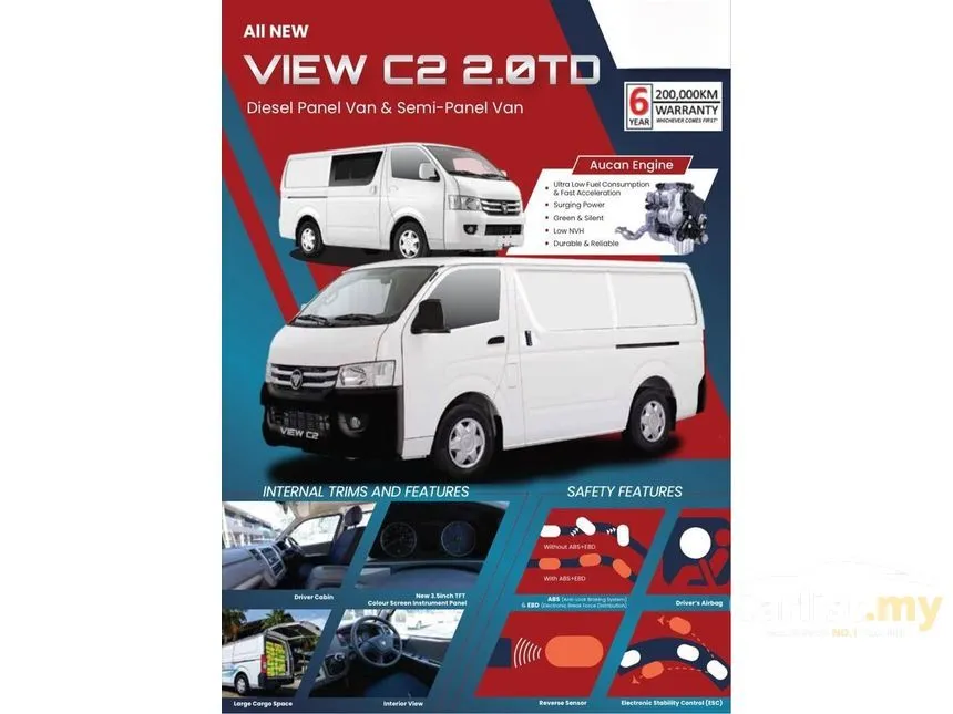 2024 Foton View C2 Panel Van