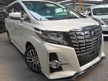 2015 Toyota Alphard 2.5 SC JBL,SUNROF,Pre-Crash,4 CAM