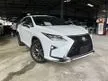 Recon 2018 Lexus RX300 2.0 F Sport ** Red Leather / Head Up Display / BSM / 360 Camera / Power Boot / LKA / Memory Seat ** FREE 5 YEAR WARRANTY ** OFFER NOW - Cars for sale