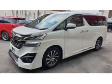 2015 TOYOTA VELLFIRE VL EDITION 3.5L UNREGISTER JAPAN EDITION