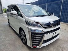 2018 Toyota Vellfire 2.5 ZG OFFER GRED 5AA UNREG MCO STOCK CLEARANCE