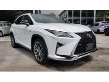 2016 Lexus RX200t 2.0 F Sport SUV