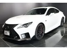 2023 Lexus RC F 5.0, Sunroof, Mark Levinson, exhaust TOMS muffler, orange calipers, carbon fiber spoiler, digital rearview mirror, INCOMING STOCK