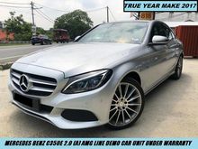 2017 Mercedes-Benz C350 e 2.0 Avantgarde AMG Sedan ONE OWNER DEMO UNIT SHOWROOM CONDITION