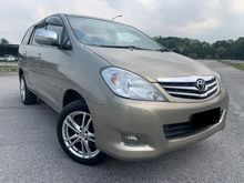TOYOTA INNOVA 2.0G (A) MPVS TIPTOP CONDITION