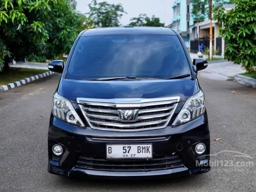 Jual Mobil Toyota Alphard 2012 S 2.4 di Banten Automatic MPV Hitam Rp 245.000.000