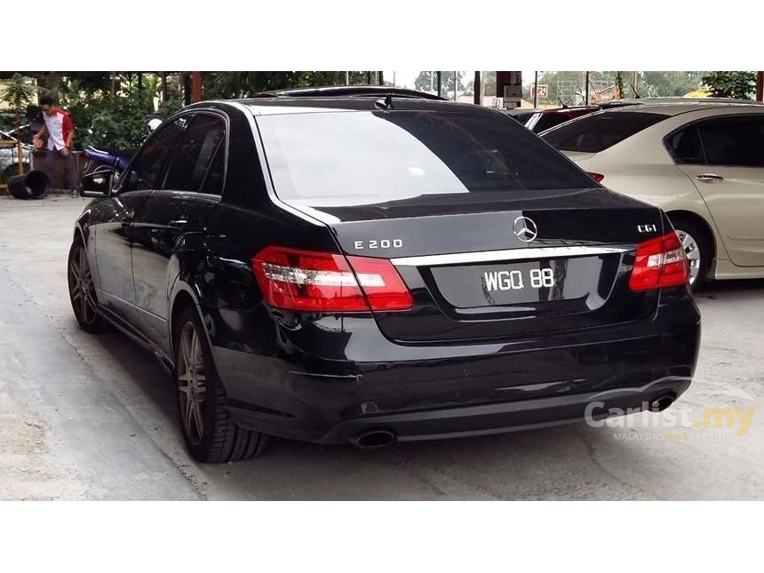 Mercedes-Benz E200 2012 in Kuala Lumpur Automatic Black ...