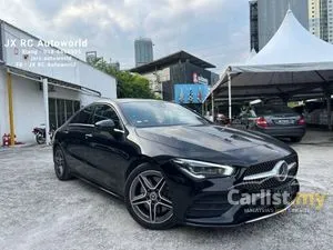 2019 Mercedes-Benz CLA250 2.0 4MATIC Coupe 5A UNIT PANAROMIC ROOF WELCOMING LIGHT RED INTERIOR AMG LINE HEAD UP DISPLAY OFFER