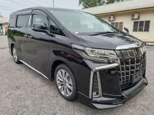 2021 Toyota Alphard 2.5 S Type Gold (A) - 4.5A/TRD Front Spoiler/11K Mileage/Carplay Unreg