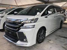 2017 Toyota Vellfire 2.5 ZG MPV FULL MODELISTA SPEC PILOT SEAT UNREG