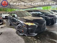 2024 Lexus RX 350 F Sport (Grade 5A) Panoramic Roof Head Up Display HUD DIM BSM 360 Camera Auto Parking Memory Seat Power Boot RX350 F Sport Unreg