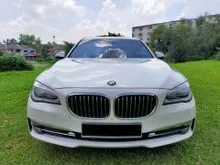 BMW 730Li 3.0 * 2 YEARS WARRANTY * AUTO FULL SERVICE AUTO BAVARIA 4 NEW TYRE DIGITAL METER 3 MONITOR PANAROMIC ROOF VACUUM DOOR POWER BOOT