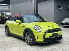 2023 MINI Cooper 2.0 S 3 Door Hatchback CONVERTIBLE 2.0 UNION JACK ROOF UNION JACK HEADREST UNION JACK TAIL LIGHTS MINI YOURS RIMS DIGITAL METER JAPAN