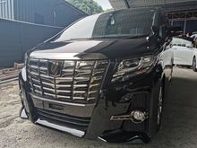 2017 Toyota Alphard 2.5 G S C Package MPV TYPE BLACK SPECIAL EDITION UNREG