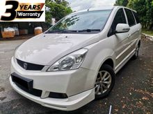 2012 Proton Exora 1.6 Bold CPS Executive MPV / 3 YEARS WARANTY / HIGH SPEC WITH LCD TV / REVERSE CAMERA / LIKE NEW CAR SEATS / SMOOTH ENGINE / LIMITED