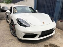 PORSCHE CAYMAN S 718 2.5(A)UNREG 2016