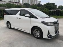 2018 TOYOTA ALPHARD 3.5 GF FULL SPEC FULL MODELISTA BODYKIT/SUNROOF/3 EYE LED/DIM/JBL/READING LIGHT/360 CAMERA/FULL LEATHER / 2018 UNREGISTER