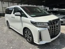 2021 Toyota Alphard 2.5 SC Unregistered with MAX LOAN, CASH REBATE, Sunroof, 360 Camera, JBL, DIM, BSM, 8 YEARS Warranty