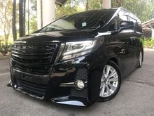 2015 Toyota Alphard 2.5 G SA MPV**SUNROOF**ALPINE SOUND SYSTEM**SHOWROOM CONDITION**PREMIUM WARRANTY**