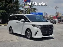2024 Toyota Alphard 2.5 Z 4CAM 7SEATER 2PD 15K KM 5YRS TOYOTA WARRANTY