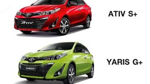 TOYOTA  เปิดตัว Yaris รุ่นท๊อปใหม่  Yaris G+  และ Yaris ATIV S+  จ่ายเพิ่ม 2 - 3 หมื่นบาท
