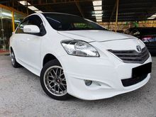 2011 Toyota VIOS 1.5 E (A) TRD Sportivo / DVD Player / 1 Owner / Sport Rim / Blue Seat / Crystal White / RAYA OFFER OFFER