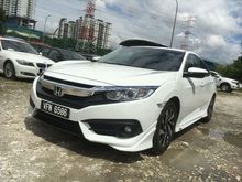 Full Service Record+Warranty till 2023,Keyless Push Start,Leather Seat,Infotainment Touch Display-2018 Honda Civic 1.8(A) S-Premium i-VTEC Sedan