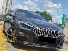 YEAR MADE 2022 BMW 218I 1.5 M SPORT COUPE ONE OWNER ORIGINAL LOW MILEAGE FULL SERVICE RECORD UNDER WARRANTY TILL 2027 KEYLESS ENTRY BLACK NAPPA SEAT
