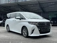 2025 Toyota Alphard 2.5 Z MOONROOF JBL DIM BSM HUD 360 CANERA REAR ENTERTAIMENT POWER BOOT