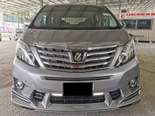 2012/16 Toyota Alphard 2.4 G 240S MPV (A) 1YR FREE WARRANTY **HIGH SPEC**