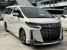 2020 Toyota Alphard 2.5 SC , ORI MODELLISTA BODY KIT , SUNROOF , R/ENT , DIM BSM