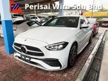 2022 Mercedes-Benz C200 1.5 AMG Line Sedan - GRADE 5.0 , HUD , 360 CAMERA , AMBIENT LIGHT FREE WARRANTY / FREE TINT AND COATING