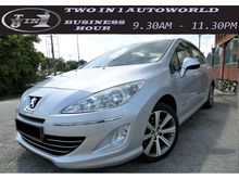 2013 Peugeot 408 1.6 THP Sedan / TURBO / PICK UP / LEATHER SEAT / HIGH BANK VALUE / VIEW TO BELIEVE / TEST THE POWER / FREE WARRANTY
