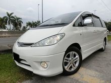 2005 Toyota Estima 3.0 Aeras MPV / DVD PLAYER & MONITOR / LEATHER SEAT / V6 ENGINE / TOP CONDITION / COMFORT CAR / EASY APPROVAL / SUNROOF