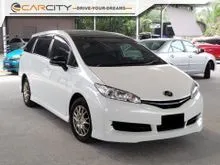 2017 Toyota Wish 1.8 X MPV WARRANTY REVERSE CAMERA LOW MILEAGE ONE OWNER WARRANTY