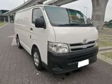 2013 Toyota HIACE 2.5 FACELIFT (M) Panel Van