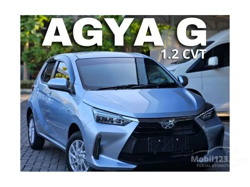 Jual Mobil Toyota Agya 2024 GR Sport 1.2 di Jawa Barat Automatic Hatchback Silver Rp 178.400.000