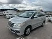 Used 2014 Toyota Innova 2.0 G MPV FREE TINTED