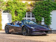 2023 Ferrari SF90 4.0 Spider Convertible Assetto Fiorano Pack, Full Carbon, Incoming Stock, Viola Hong Kong, Carbon Fibre Wheels, 360 Camera, JBL