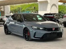 (GRADE 6) 2025  HONDA CIVIC 2.0L(T) HATCHBACK TYPE R (RACING BLACK) / NEW CAR MILEAGE / PRICE INCLUDE AP & DUTY / NO HIDDEN CHARGE