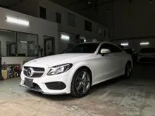 2017 Mercedes-Benz C180 1.6 Sports Coupe NICE WHITE COUPE