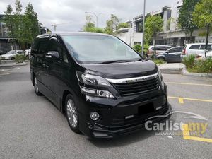 2013 Toyota Vellfire 2.4 ZG FULL SET ALPINE BODY KIT
