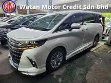 2025 Toyota Alphard Z Original Modellista (Grade S 185km ONLY) Full Spec Side Step Dual Sun Roof Head Up Display Auto Parking Roof Monitor Modelista